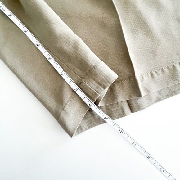 Tommy Bahama Shorts Relax Pleated Chino Tan Casual Silk Men's 36 - Picture 6 of 10